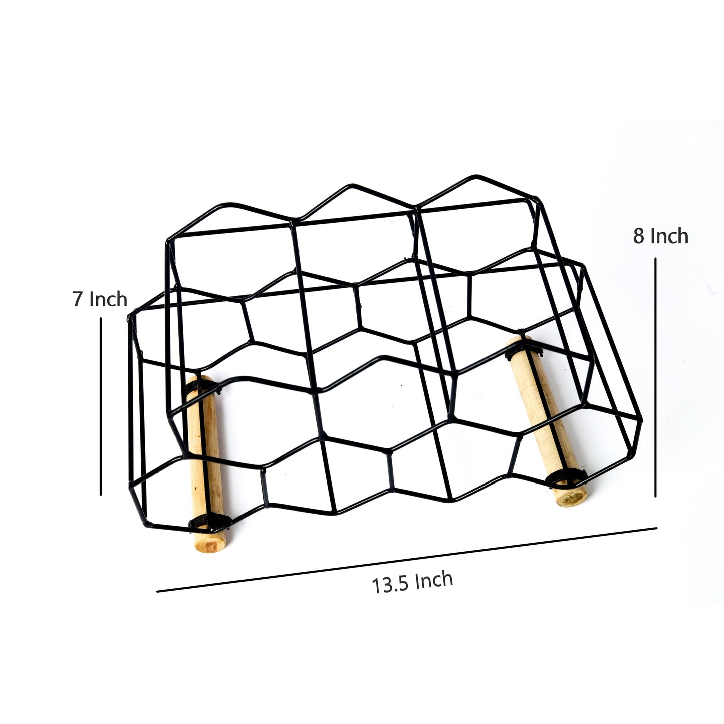 Honeycomb Countertop Meta Wine Rack, 9 Bottle