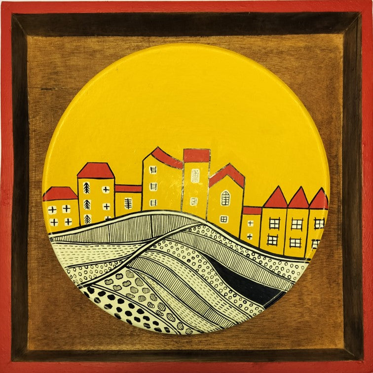 Artysta 'Old Town' Handmade Wooden Wall Frame