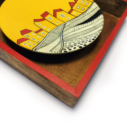 Artysta 'Old Town' Handmade Wooden Wall Frame