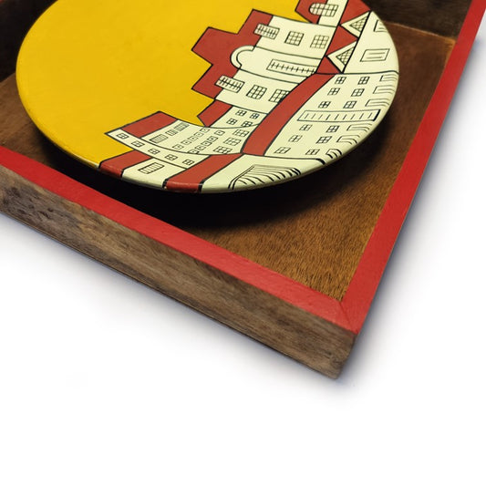 Artysta 'Old City' Handmade Wooden Wall Frame