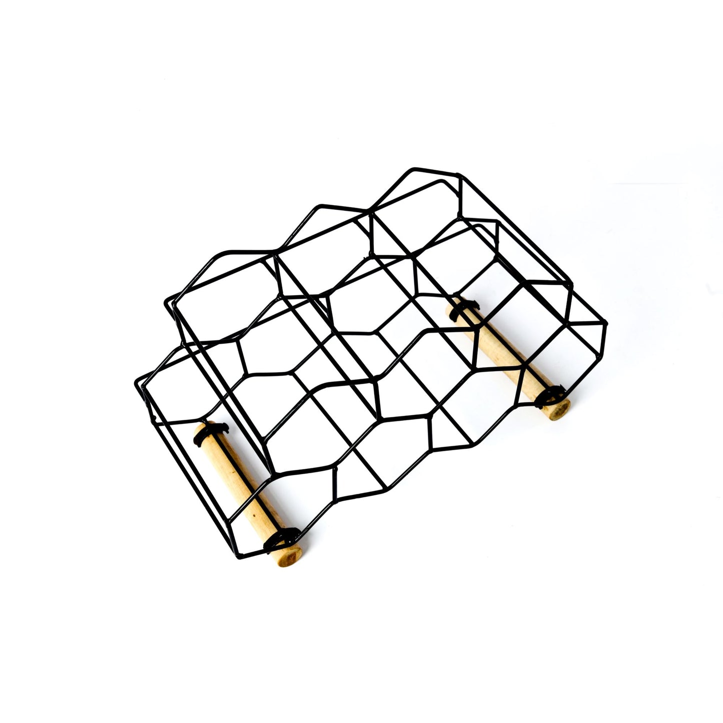 Honeycomb Countertop Meta Wine Rack, 9 Bottle