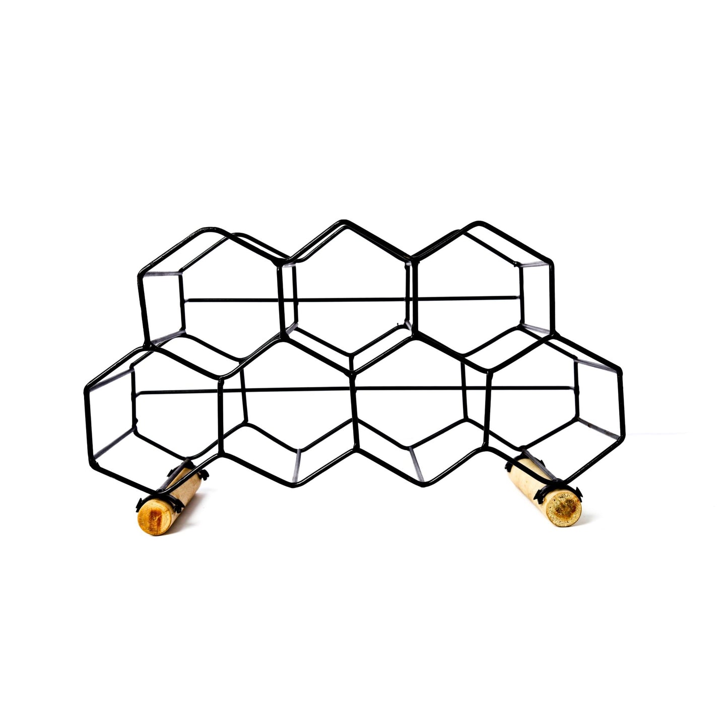 Honeycomb Countertop Meta Wine Rack, 9 Bottle