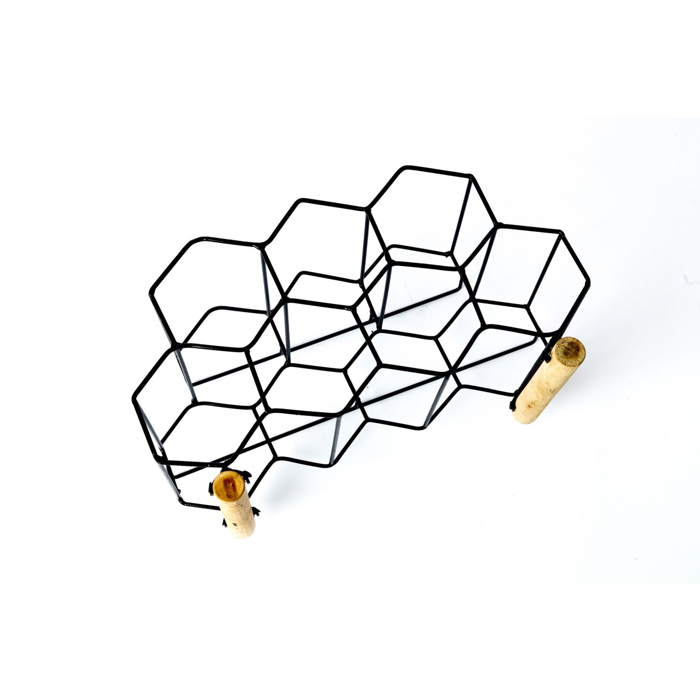 Honeycomb Countertop Meta Wine Rack, 9 Bottle
