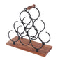 Artysta 'Moon Ring' Metal Countertop Wine Rack for Home Bar