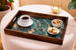 Wooden Serving Tray for Breakfast with Handle