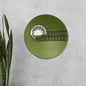 'Green Tribe' Red Handpainted Terracotta Decorative Wall Plate, 9 Inch