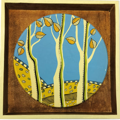 Artysta 'Natures Vibe' Handmade Wooden Wall Frame