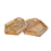 'Hexagonal Duo' Handpainted Wooden Serving Tray, Set of 2