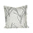 'Midnight Branches' White Cushion Covers In Organza Tissue With Thread Work (16 x 16 Inch)