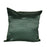 'A Breezy Aura' Hand Embroidered Linen Cushion Covers In Olive Green Color (16 x 16 Inch)