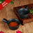Artysta 'Matte Black Pans' Ceramic Chutney & Sauce Dip Bowls (Set of 2, 150 ml) - artystagallery