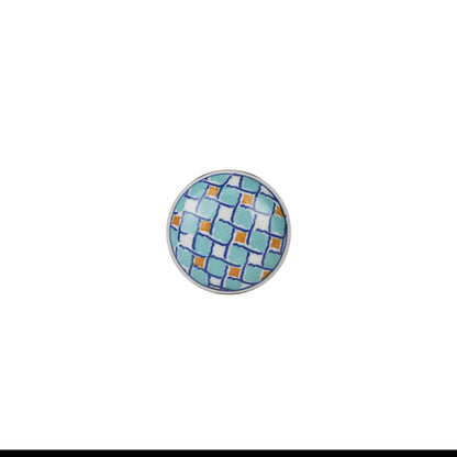 Blue Mosaic Hand-painted Ceramic Door Knobs