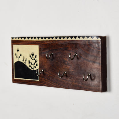 "Celebration of Life" Handcrafted Wooden Key Holder