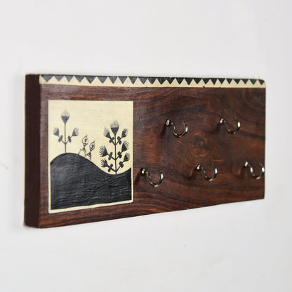 "Celebration of Life" Handcrafted Wooden Key Holder