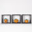 'Art of Life' Wall Mounted Wooden Shelves With Decorative Hand Painted Terracotta Pots In Mustard Color For Home Décor - artystagallery