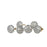 Golden Geometry Ceramic Drawer Pull/Door Knob