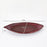 'Crimson Leaf' Studio Pottery Ceramic Serving Platter, 12 Inch