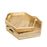 'Hexagonal Duo' Wooden Serving Tray, Set of 2