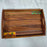 Rectangle Hand Painted Serving Wooden Tray In Sheesham Wood - artystagallery