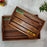 Rectangle Hand Painted Serving Wooden Tray In Sheesham Wood - artystagallery