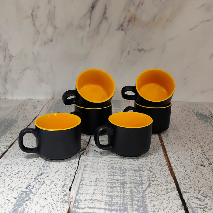 Ceramic Tea Cups Set Of 6 - artystagallery