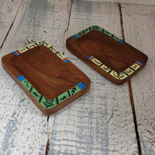 Set Of 2 Wooden Serving Platter