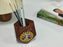 'Back To Woods' Sheesham Wood Pen Stand For Desk - artystagallery