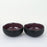 'Button on Top' Black and Purple Ceramic Serving Bowl (Set of 2) - artystagallery
