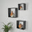 'Art of Life' Wall Shelves With Decorative Pots In Orange Color - artystagallery