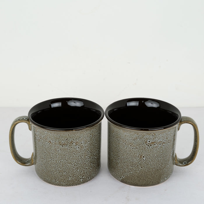 'Brown Pigmented' Ceramic Maggi Mugs (Set of 2) - artystagallery