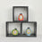 'Art of Life' Wall Shelves With Decorative Pots In Multi Color - artystagallery