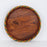 Leaf Border Hand-painted Wooden Circular Tray - artystagallery