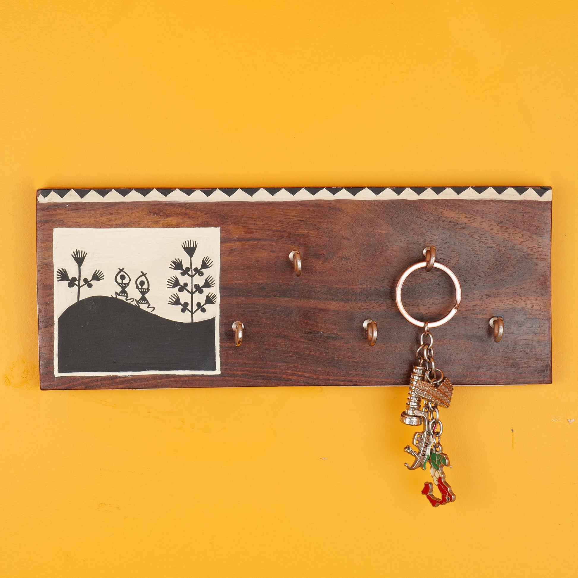 "Celebration of Life" Handcrafted Wooden Key Holder