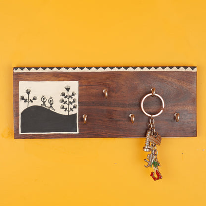 "Celebration of Life" Handcrafted Wooden Key Holder