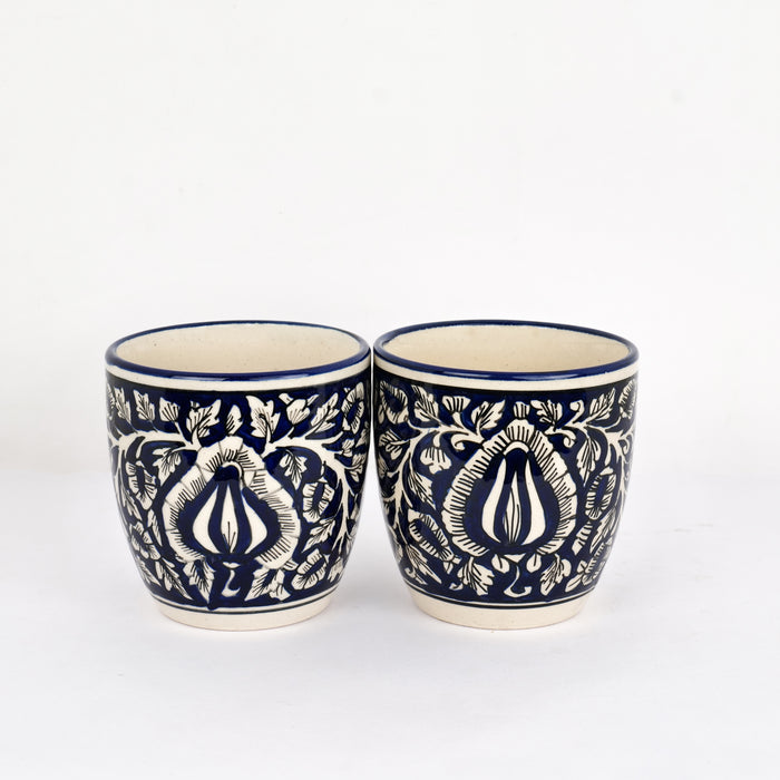 'Turkish Indigo' Decorative Ceramic Planter - artystagallery