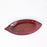 'Crimson Leaf' Studio Pottery Ceramic Serving Platter, 12 Inch