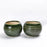 'Olive Ridged' Hand Glazed Ceramic Studio Pottery Planter - artystagallery