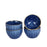 Artysta 'Sprinkled Ridges' Ceramic Studio Pottery Soup & Snack Serving Bowls (Set of 4) - artystagallery