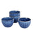 Artysta 'Sprinkled Ridges' Ceramic Studio Pottery Soup & Snack Serving Bowls (Set of 4) - artystagallery