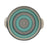 Artysta 'Minty Spirals' Hand-painted Ceramic Serving Platters - artystagallery
