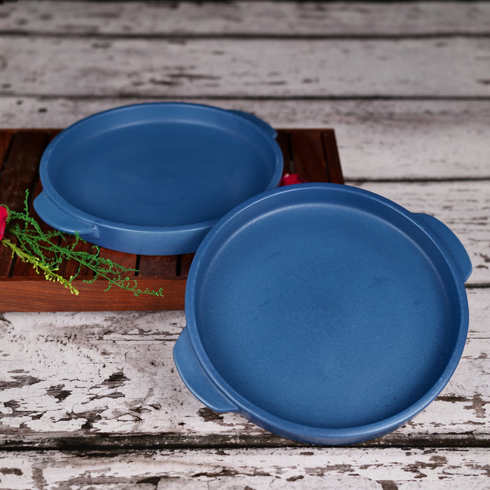 'Pastel Blue' Studio Pottery Ceramic Serving Platter