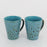 'Animal Print'  Blue Coffee Mug Set Of 2 - artystagallery