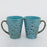 'Animal Print'  Blue Coffee Mug Set Of 2 - artystagallery