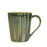 'Teal Ridges' Ceramic Milk & Coffee Mugs
