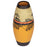 Terracotta Vase Hand-Painted In Yellow Color, Set of 2
