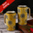 'Sunflower Garden' Ceramic Studio Pottery Beer & Coffee Mugs (Set of 2, 600 ml) - artystagallery