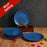 'Pastel Blue' Studio Pottery Ceramic Dinner Plates, 10 inch