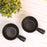 Black Ceramic Servings Bowls Set of 2 - artystagallery