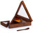 'Triangular Twist' Wooden Spice Box With 4 Containers - artystagallery