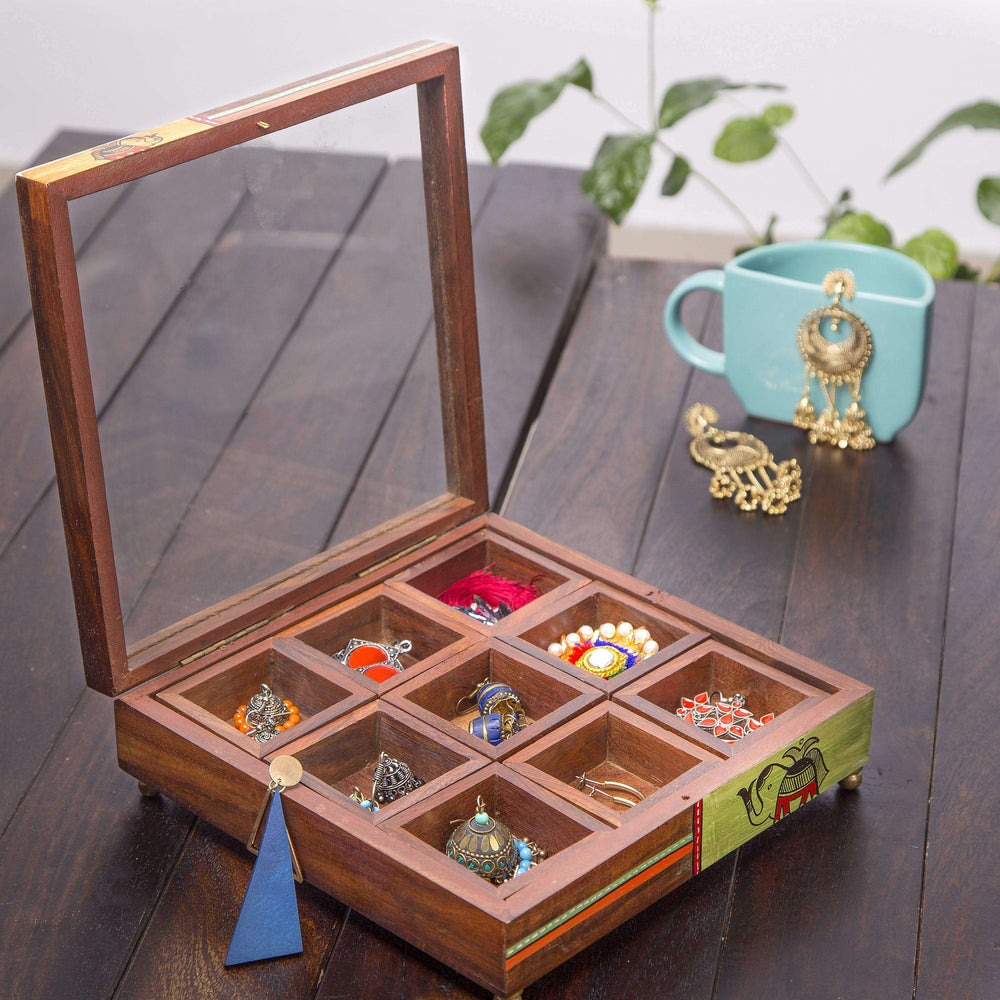 Handmade Wooden Jewelry Box - artystagallery